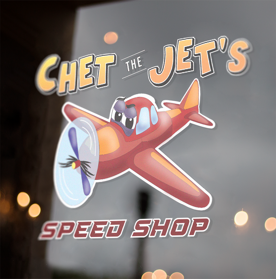 Chet the Jets Speed Shop logo